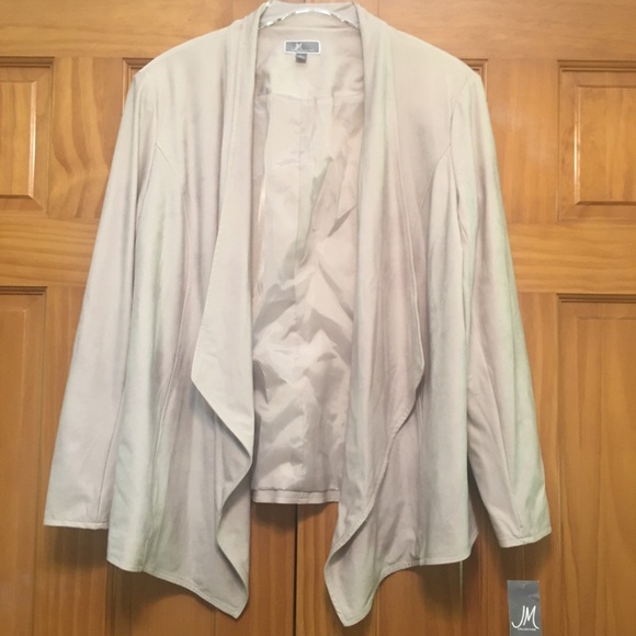 JM Collection Tan Blazer NWT - Picture 1 of 7